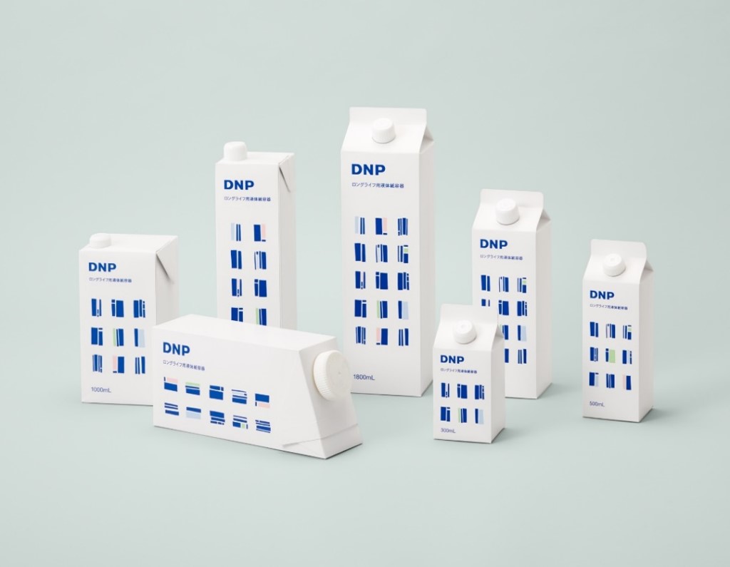 Various sizes of the liquid packaging carton for long shelf life