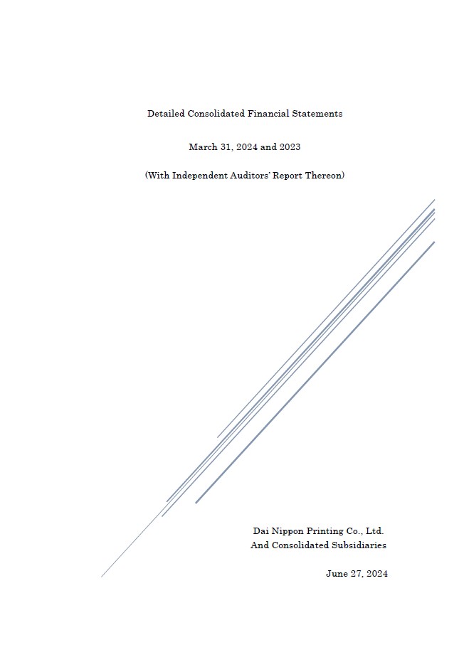 Cover image of Detailed Consolidated Financial Statements 2024