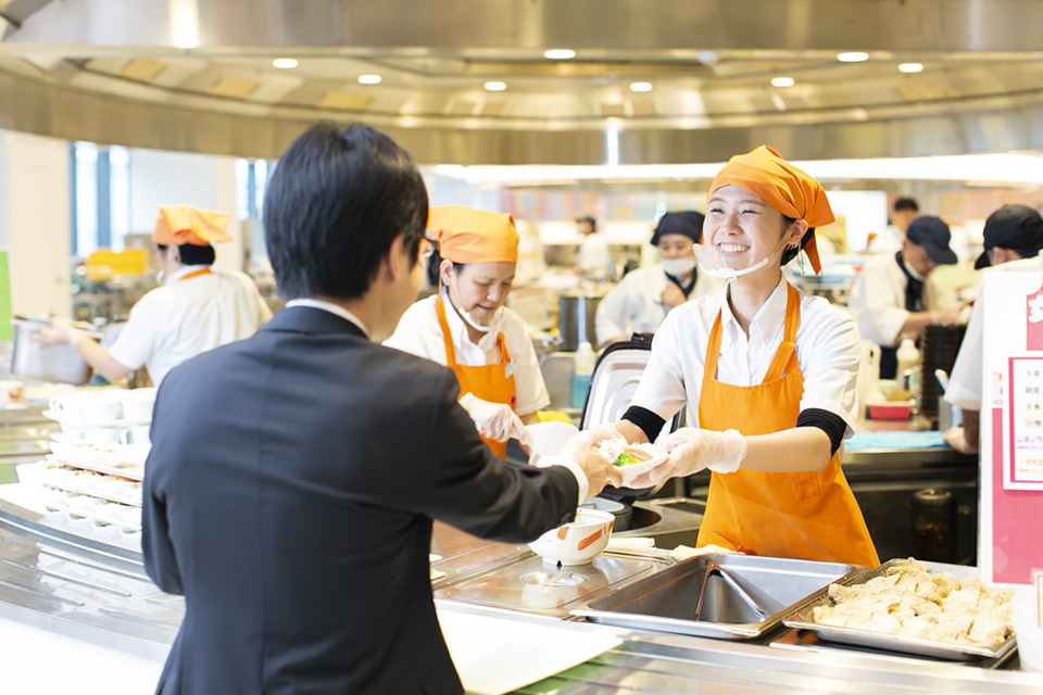 Secrets to company cafeteria meals that employees can't resist Meet the  experts behind the delicious and healthy “Kagawa Nutrition University  Cafeteria Lunch” | DNP Group